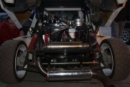 Rallye Český Krumlov: Pohled do motorového prostoru Fordu RS200